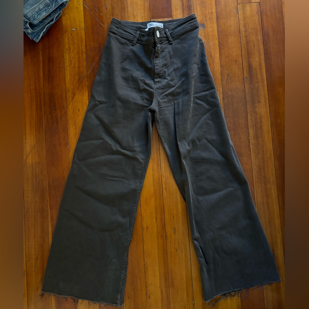 Zara high rise wide leg